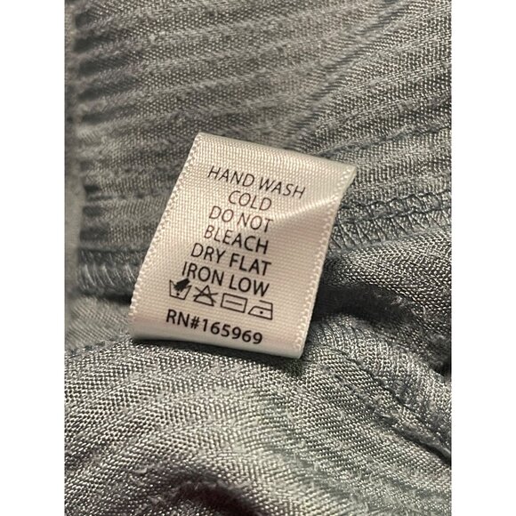 Sugar Rain Womens Blue Corduroy Shacket Size L Button Up Lightweight Casual - Picture 6 of 8